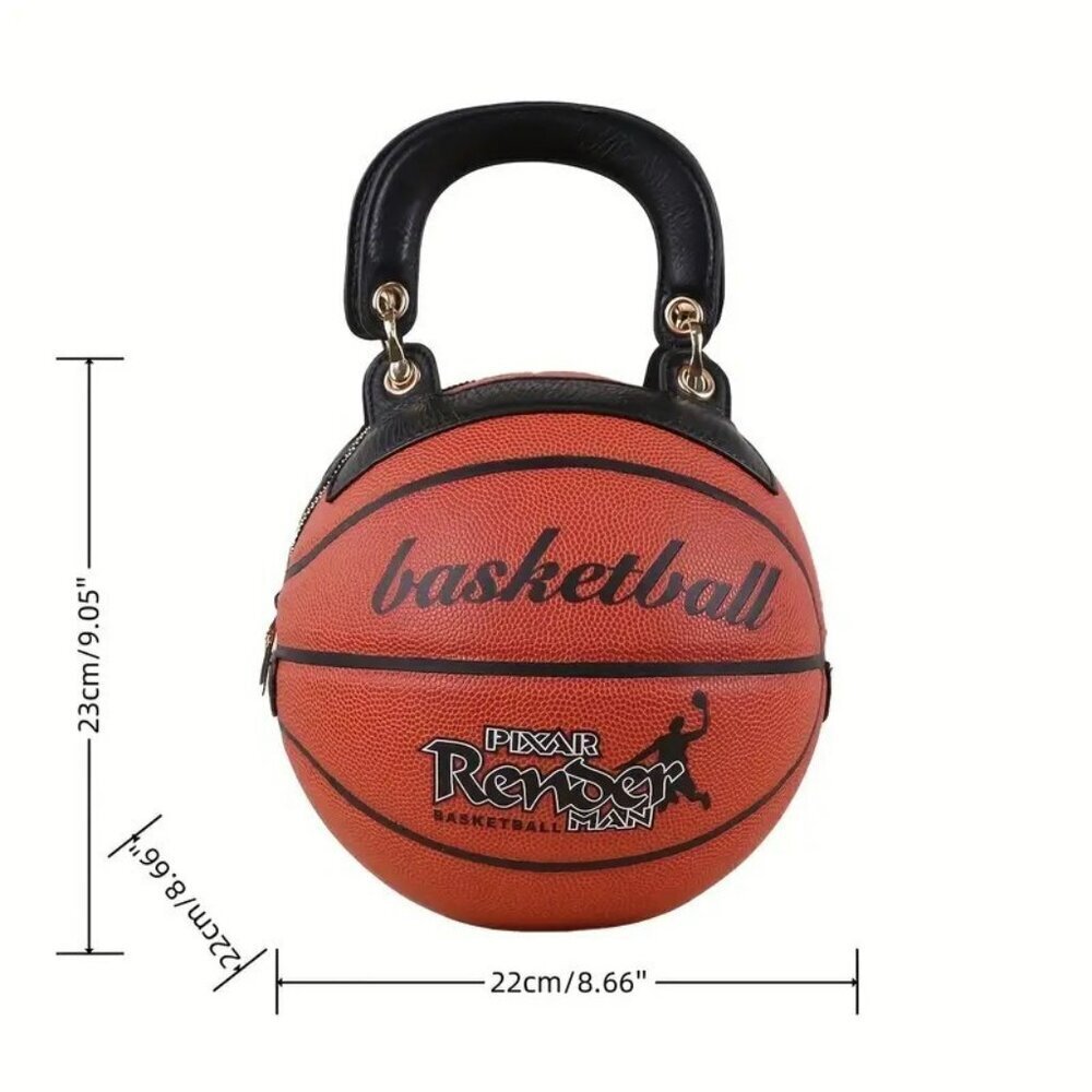 Basketball-Inspired Crossbody Handbag Red Bag NWT with dust bag​​ - Picture 2 of 5